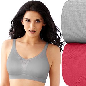 Bali Bra: 2-pack Seamless Microfiber Crop Tops X1J3