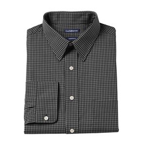 Big & Tall Croft & Barrow® Fitted Checked Dress Shirt