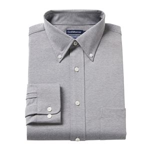 Men's Croft & Barrow® True Comfort Regular-Fit Stretch-Collar Knit Dress Shirt