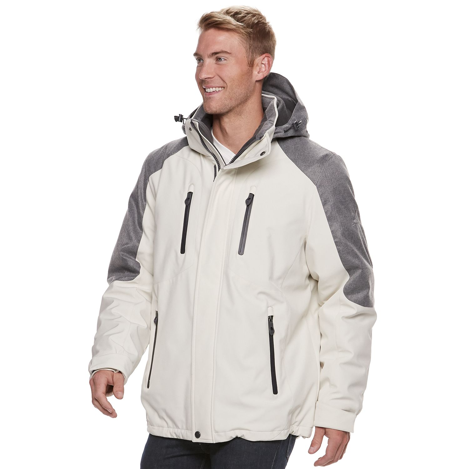 men's zeroxposur cascade stretch hooded jacket
