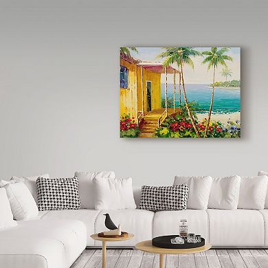 Trademark Fine Art Key West Villa Canvas Wall Art