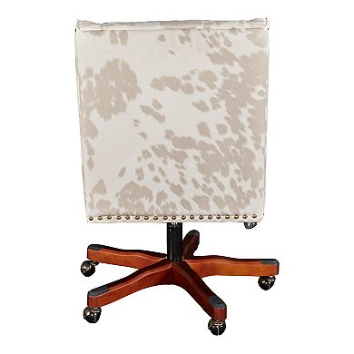 Linon Dobby Adjustable Office Desk Chair 