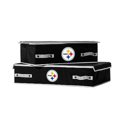 Franklin Sports Pittsburgh Steelers Large Under-the-Bed Storage Bin