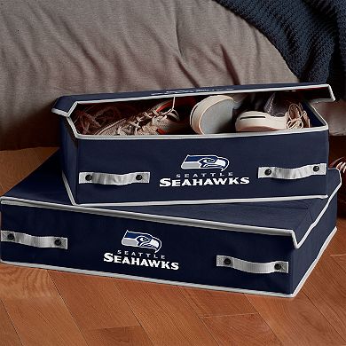 Franklin Sports Seattle Seahawks Large Under-the-Bed Storage Bin