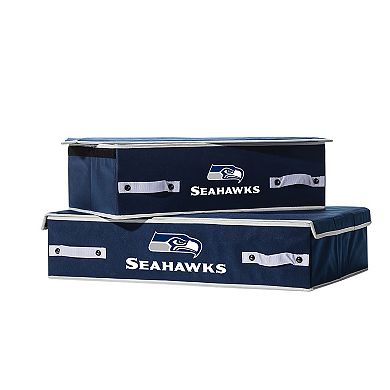 Franklin Sports Seattle Seahawks Large Under-the-Bed Storage Bin