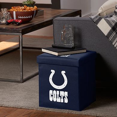 Franklin Sports Indianapolis Colts Storage Ottoman with Detachable Lid