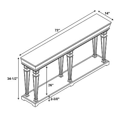 Linon Benjamin Classic Console Table