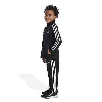 Boy's adidas Climalite Front Zip Tricot Track Jacket