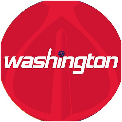 Washington Wizards Padded Ribbed Black Bar Stool
