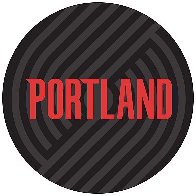 Portland Trail Blazers Padded Ribbed Bar Stool