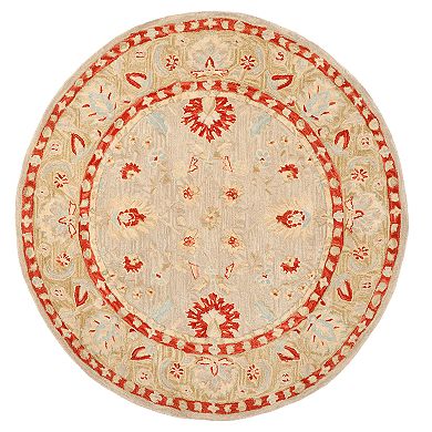 Safavieh Anatolia Alexandra Framed Floral Wool Rug 