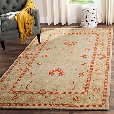 Safavieh Anatolia Alexandra Framed Floral Wool Rug 