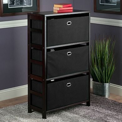 Winsome Torino Storage Cabinet & Baskets 4-piece Set