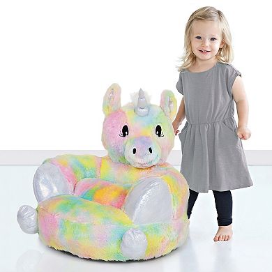 Trend Lab Rainbow Unicorn Plush Character Chair 