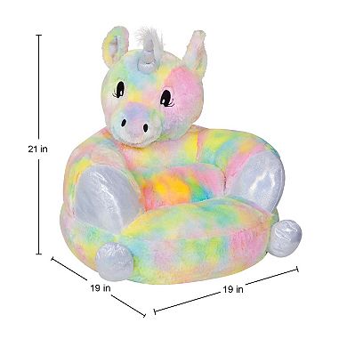 Trend Lab Rainbow Unicorn Plush Character Chair 