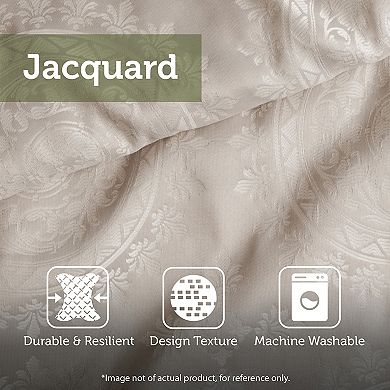 Madison Park Christian 4-piece Jacquard Quilt Set with Shams and Decorative Pillows