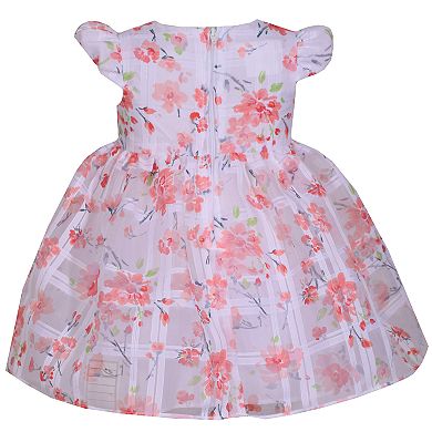 Toddler Girl Bonnie Jean Floral Rosette Dress