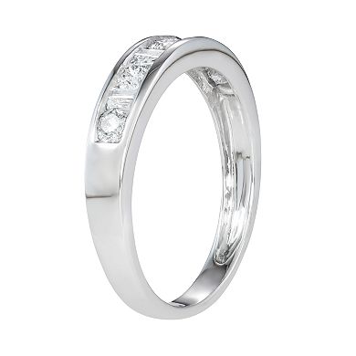 10k White Gold 3/8 Carat T.W. Diamond Ring