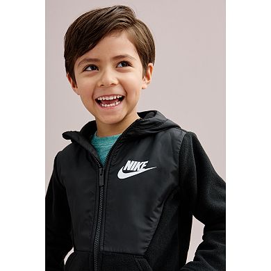 Boys 4-7 Nike Fleece Light Weight Full-Zip Hooded Jacket