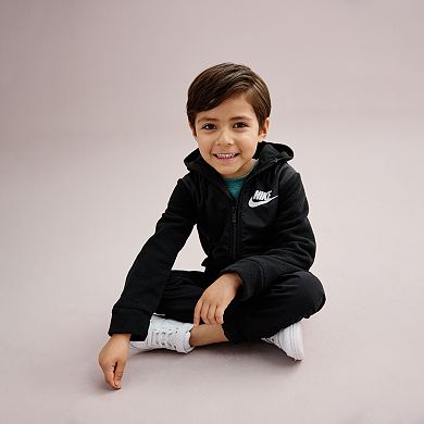 Boys 4-7 Nike Fleece Light Weight Full-Zip Hooded Jacket