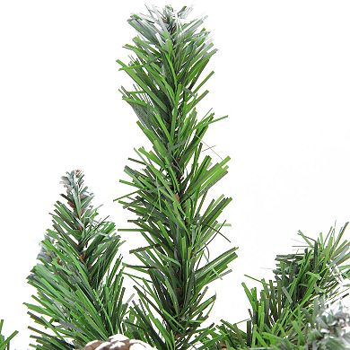 Northlight Seasonal 24-in. Frosted Norway Pine Artificial Christmas Tree