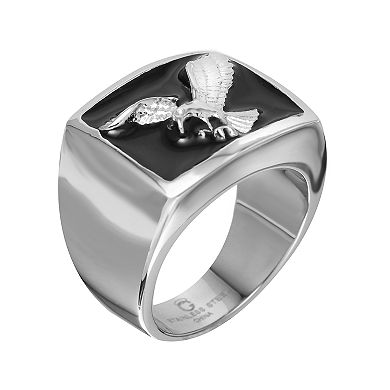 Mens Unbranded Stainless steel eagle band