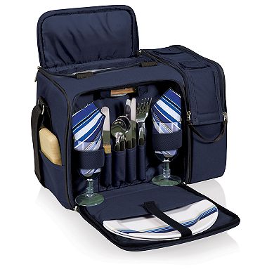 Picnic Time Cal Golden Bears Malibu Picnic Basket Cooler Set