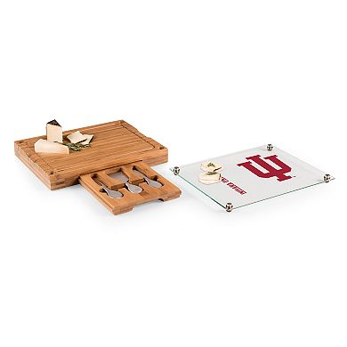 Indiana Hoosiers Concerto Glass-Top Cutting Board Set