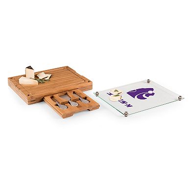 Kansas State Wildcats Concerto Glass-Top Cutting Board Set