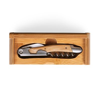 Michigan State Spartans Elan Deluxe Corkscrew Bottle Opener with Case