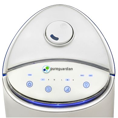 PureGuardian 100-Hour Ultrasonic Cool Mist Tower Humidifier with Aromatherapy