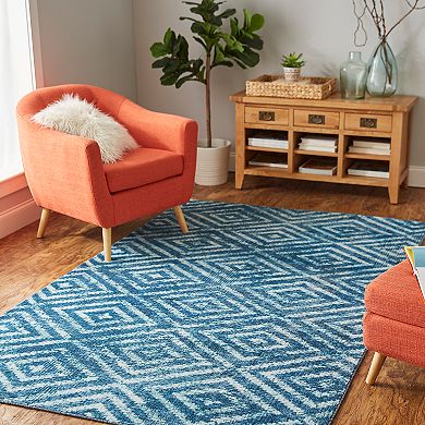 Mohawk® Home Prismatic Distressed Diamond EverStrand Rug