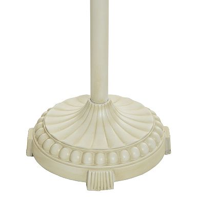 Distressed Faux Seashell Floor Lamp