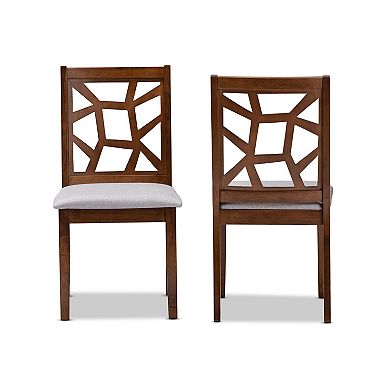 Baxton Studio Abilene Dining Chair 2-piece Set