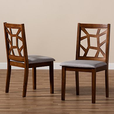 Baxton Studio Abilene Dining Chair 2-piece Set