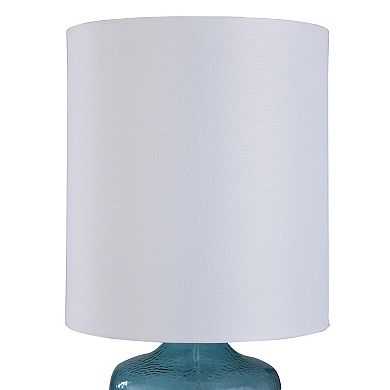 Aqua Blue Finish Table Lamp