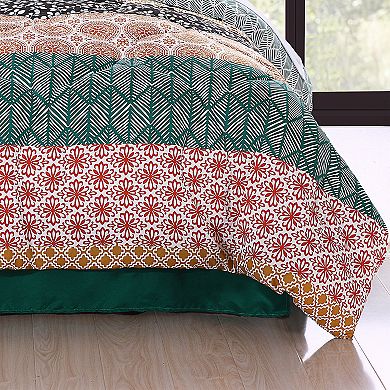 Lush Decor Bohemian Stripe Comforter Set