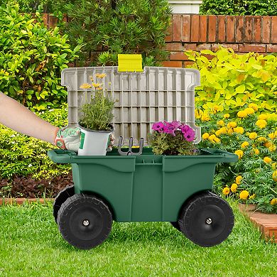 Pure Garden Indoor / Outdoor Storage Cart