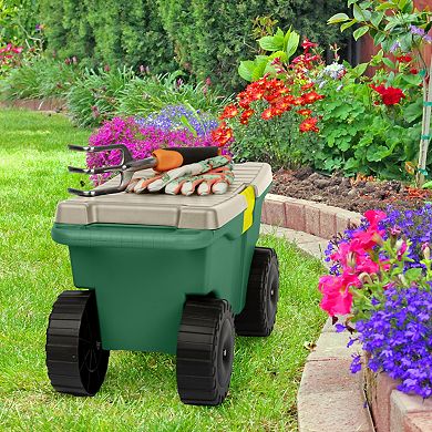 Pure Garden Indoor / Outdoor Storage Cart