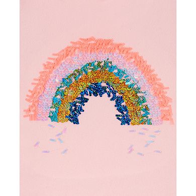 Girls 4-12 Carter's Sequin Rainbow Graphic Tee