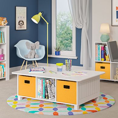 RiverRidge Home Kids' 6-Cubby Storage Activity Table