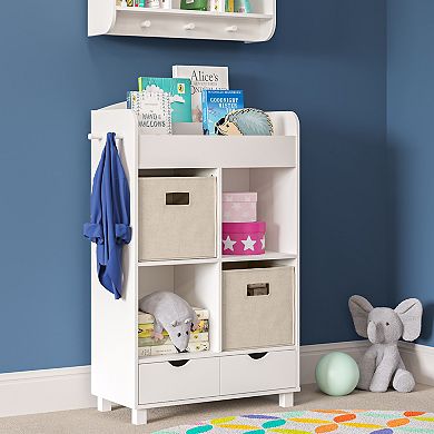 RiverRidge Home Book Nook Collection Kid's Cubby Storage Cabinet