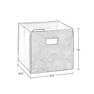 RiverRidge Home Kids' 6-Cubby Storage Activity Table with 2-Piece Bins