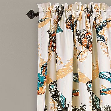 Lush Decor 2-pack Bird Breeze Room Darkening Window Curtain Set