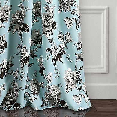 Lush Decor 2-pack Tania Floral Room Darkening Window Curtains