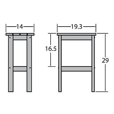 Highwood USA Lehigh Bar Height Stool