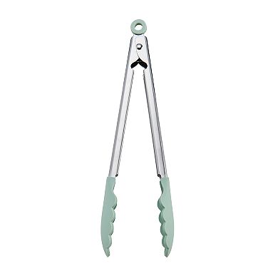 KitchenAid Gourmet Silicone-Tipped Stainless Steel Tongs