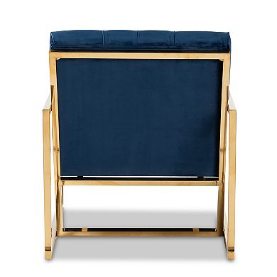 Baxton Studio Milano Tufted Accent Chair