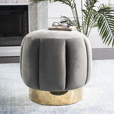 Safavieh Maxine Channel Tufted Ottoman