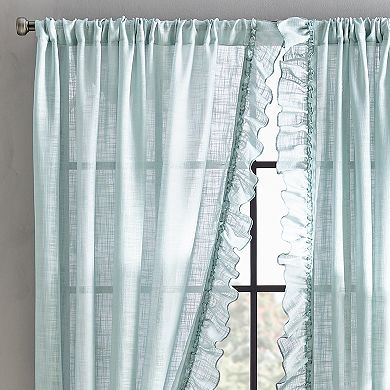 Arabella Flippable Linen Curtain Panels